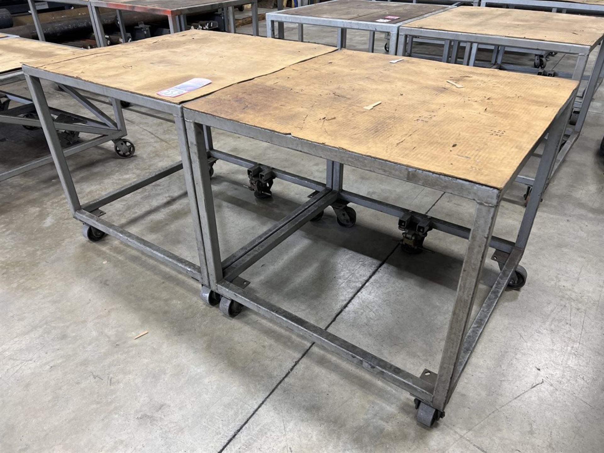 Lot of (2) Work Carts, 40" x 40" - Image 2 of 2