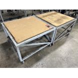 Lot of (2) Work Carts, 40" x 40"