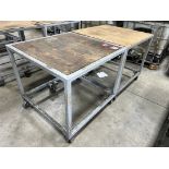 Lot of (2) Work Carts, 40" x 40"
