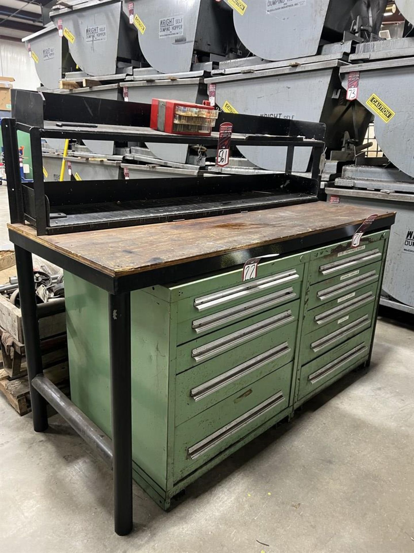 Work Bench, 30" x 70", (Cabinets Not Included, Work Bench Only)