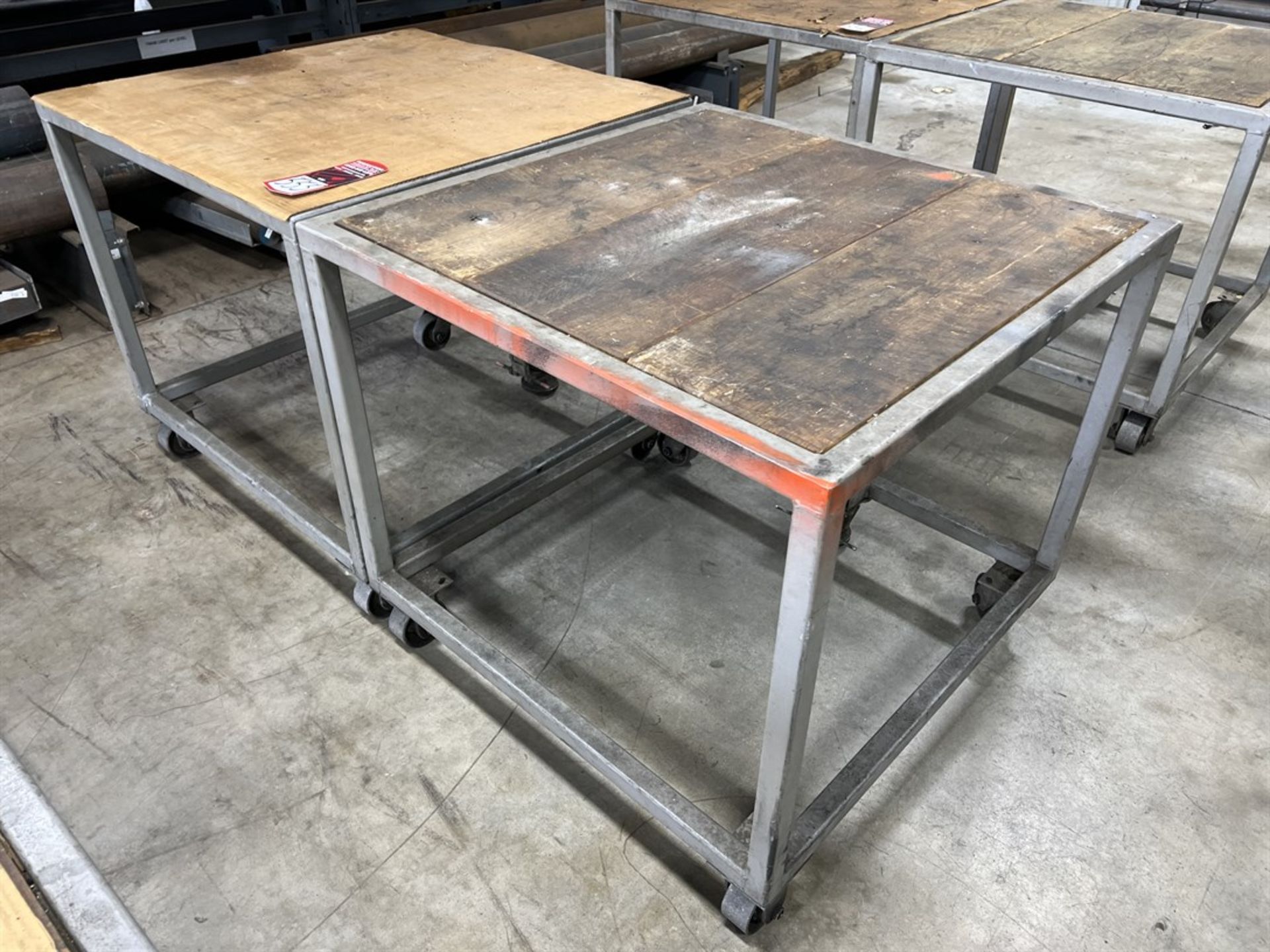 Lot of (2) Work Carts, 40" x 40" - Image 2 of 2