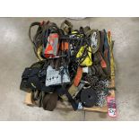 Lot of Rigging Chains, Straps, etc.