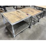 Lot of (2) Work Carts, 40" x 40"