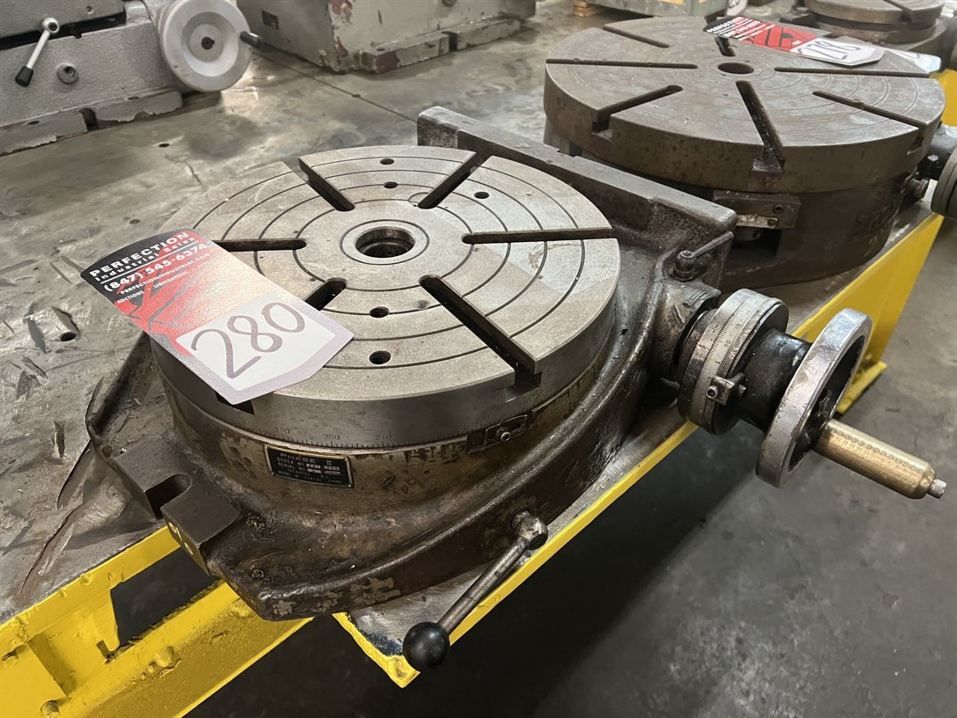 PHASE II 222-312 12" Tilting Rotary Table, s/n na (Machine Shop)