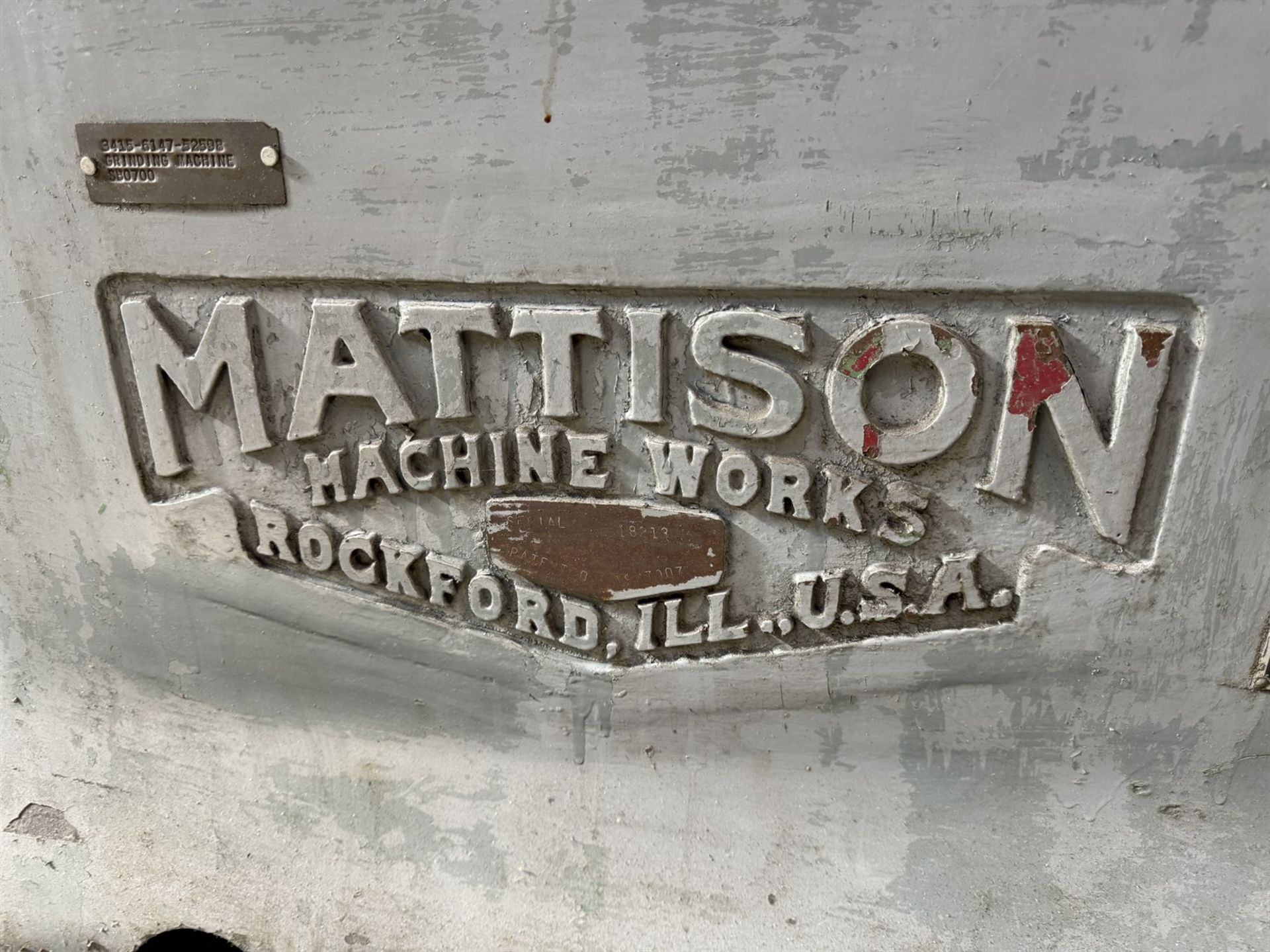 MATTISON 18" x 72" Surface Grinder, s/n 18213, NEUTROFIER 4RC8 Control (Machine Shop) - Image 7 of 9
