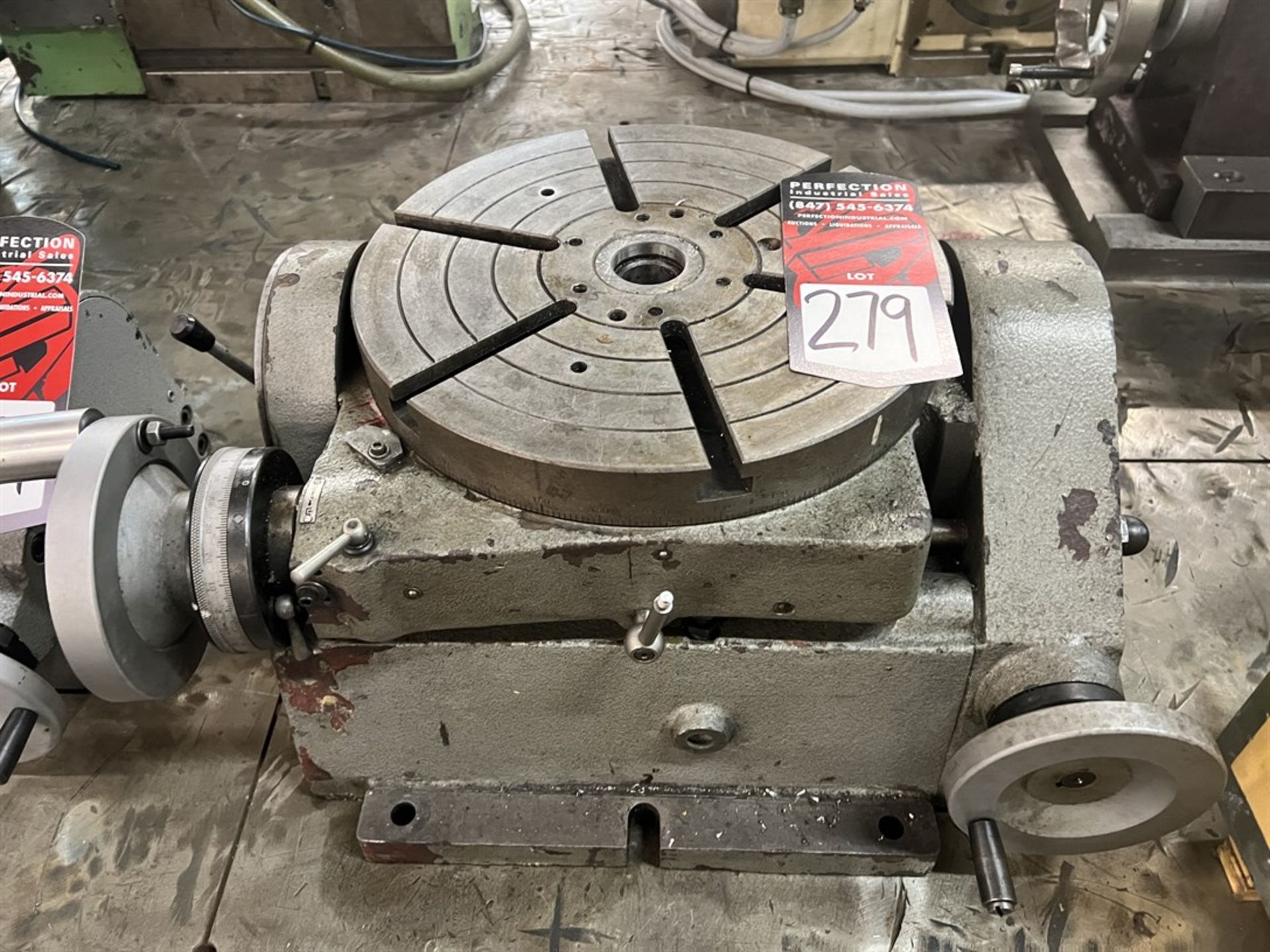 PHASE II 222-A12 12" Tilting Rotary Table, s/n 0505005 (Machine Shop)