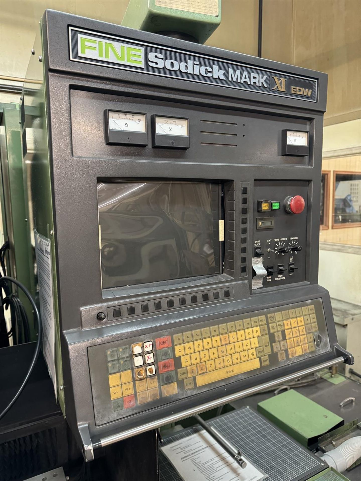 SODICK A500L Wire EDM, s/n 340, FINE MARK XI EDW Control, 19.6”X, 13.7” Y, 10.6”Z (Machine Shop) - Image 5 of 6