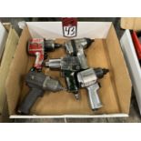 Lot Comprising Assorted 1/2" Air Impact Wrenches (Machine Shop)