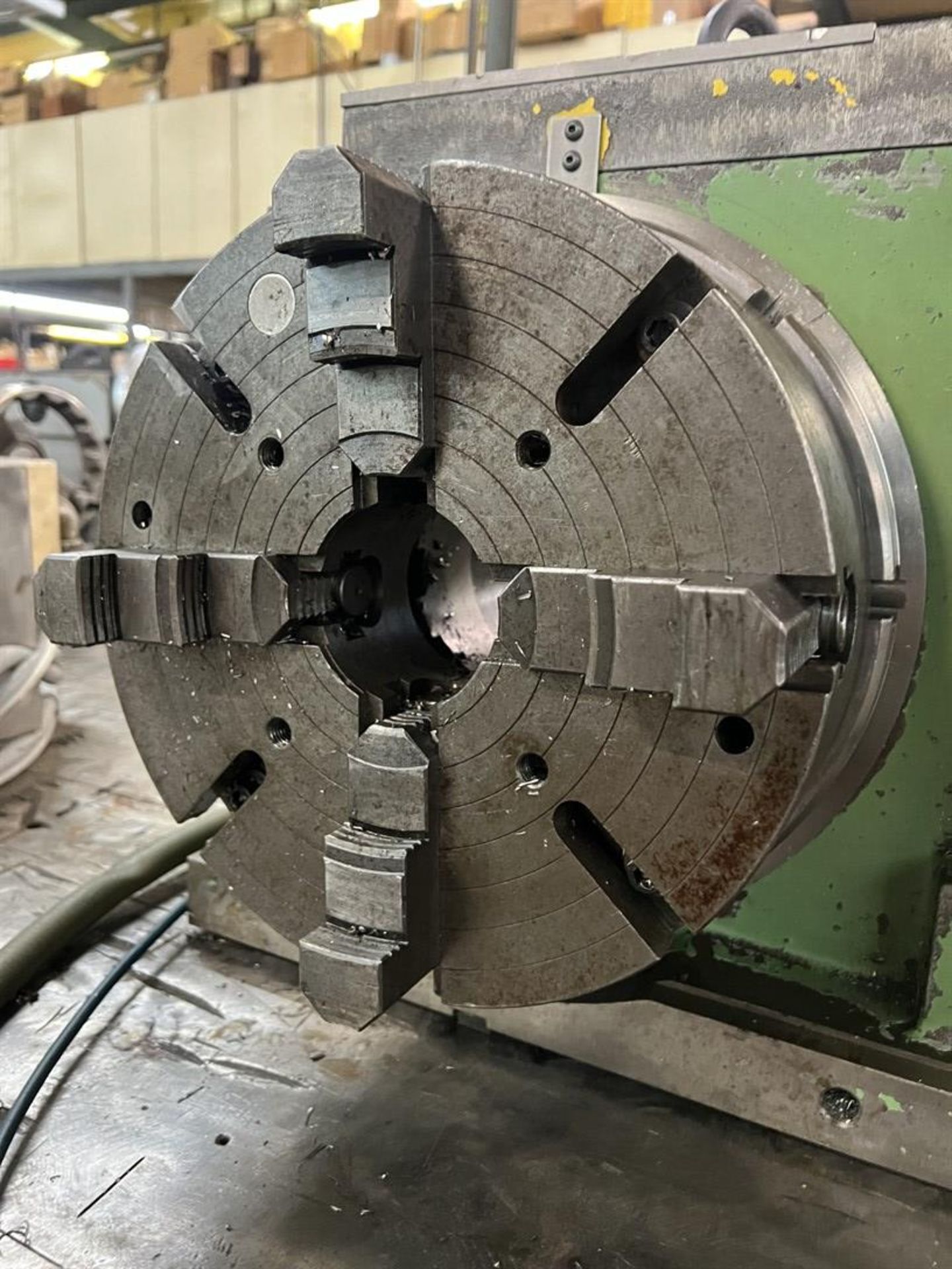 MATSUMOTO MD-300P 12" 4th Axis Rotary Table, s/n 90621, w/ 12" 4-Jaw Chuck (Machine Shop) - Image 4 of 5