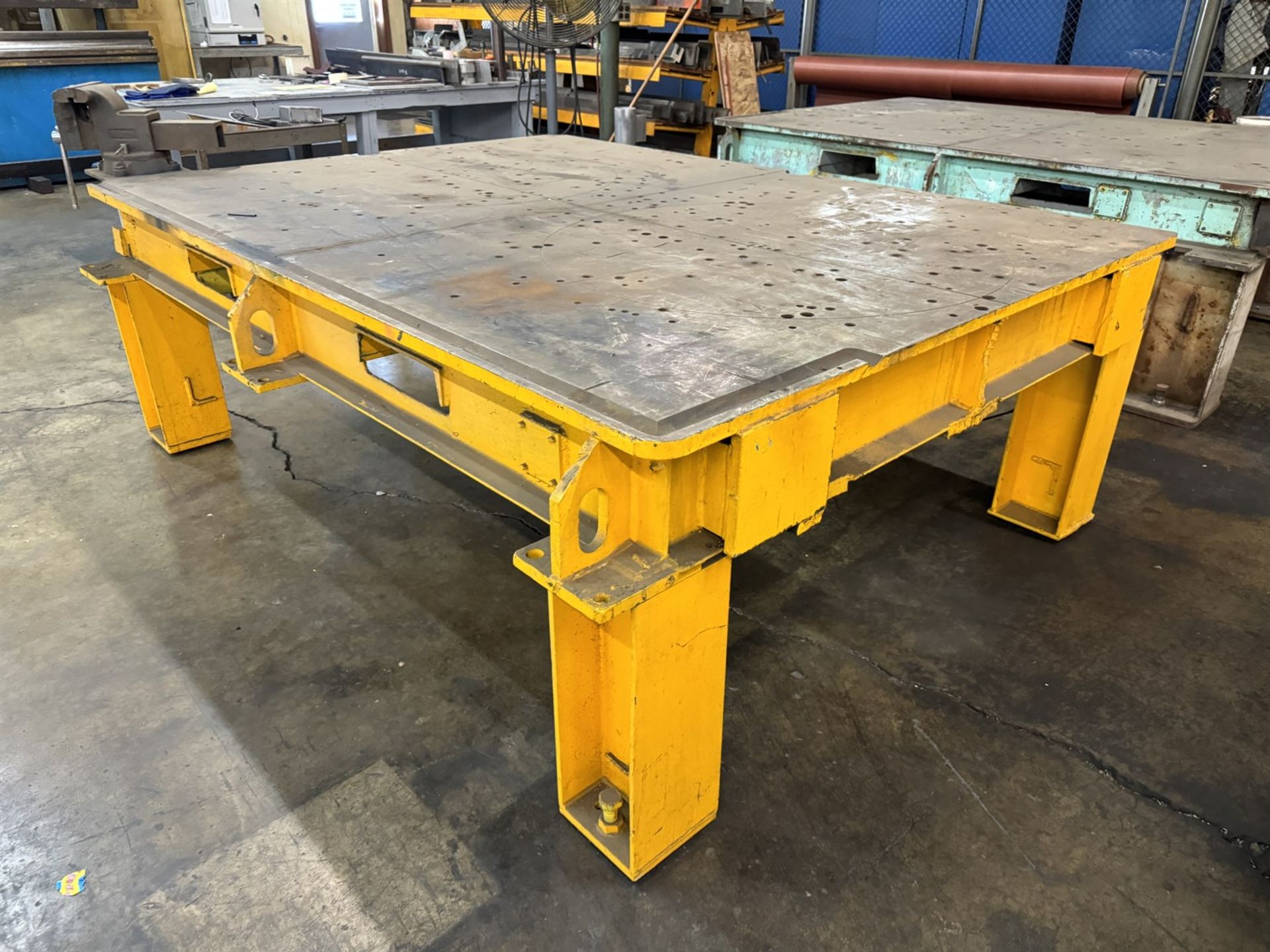 Welding Table, 96" x 72" x 1", w/ 8" WILTON Bench Vise (Machine Shop) - Image 2 of 2