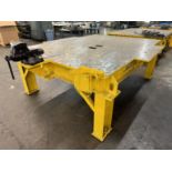 Welding Table, 96" x 72" x 1", w/ 6" Bullet Vise (Machine Shop)