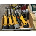 Lot Comprising (4) DEWALT DW920 Heavy Duty Cordless Screwdrivers w/ Battery and Charger (Machine