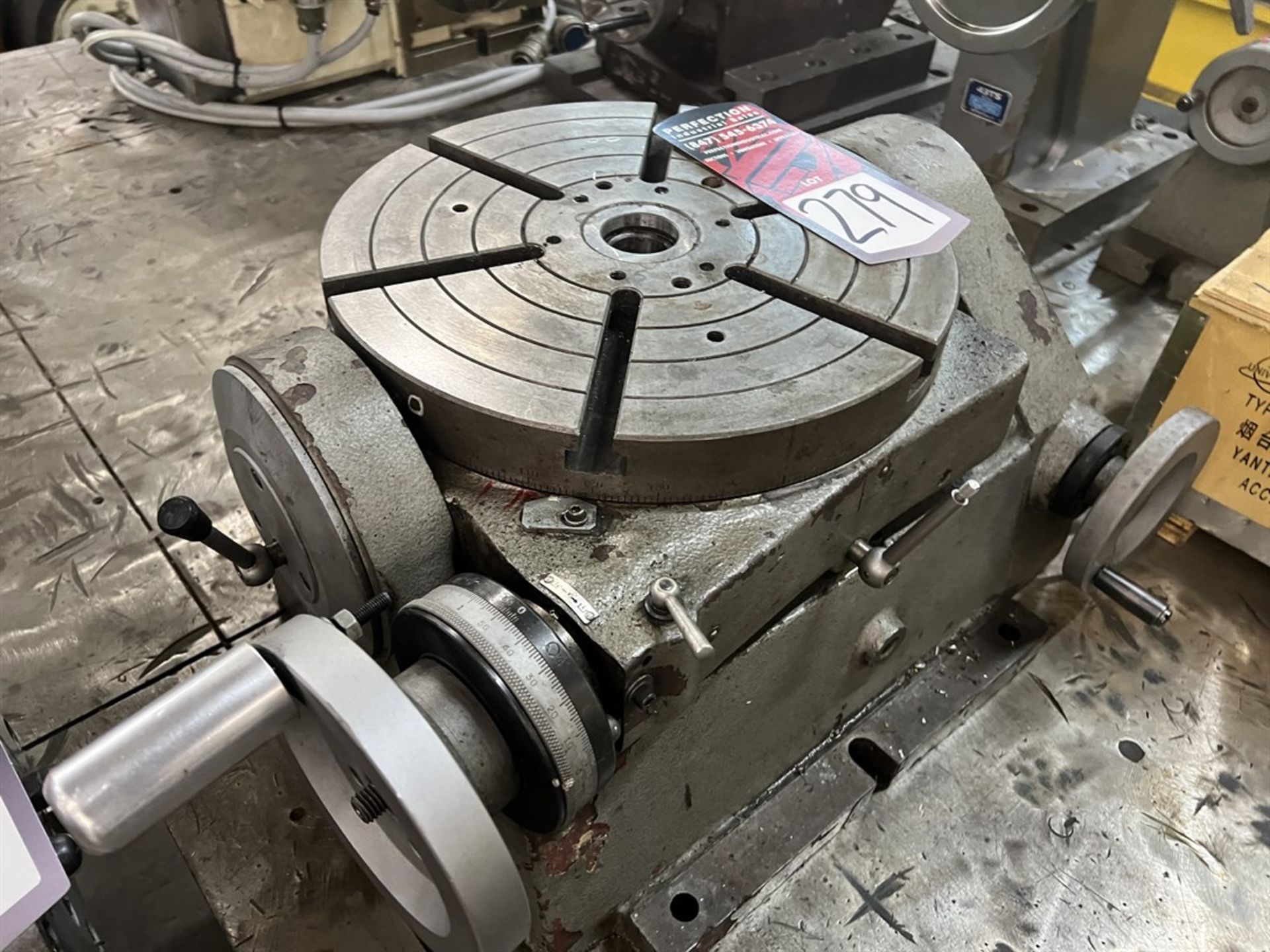 PHASE II 222-A12 12" Tilting Rotary Table, s/n 0505005 (Machine Shop) - Image 2 of 4