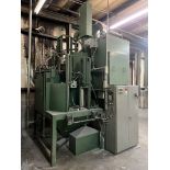 ABRASIVE BLAST SYSTEMS Automated Aluminum Oxide Abrasive Dry Blast Cleaning & Peening System w/ (