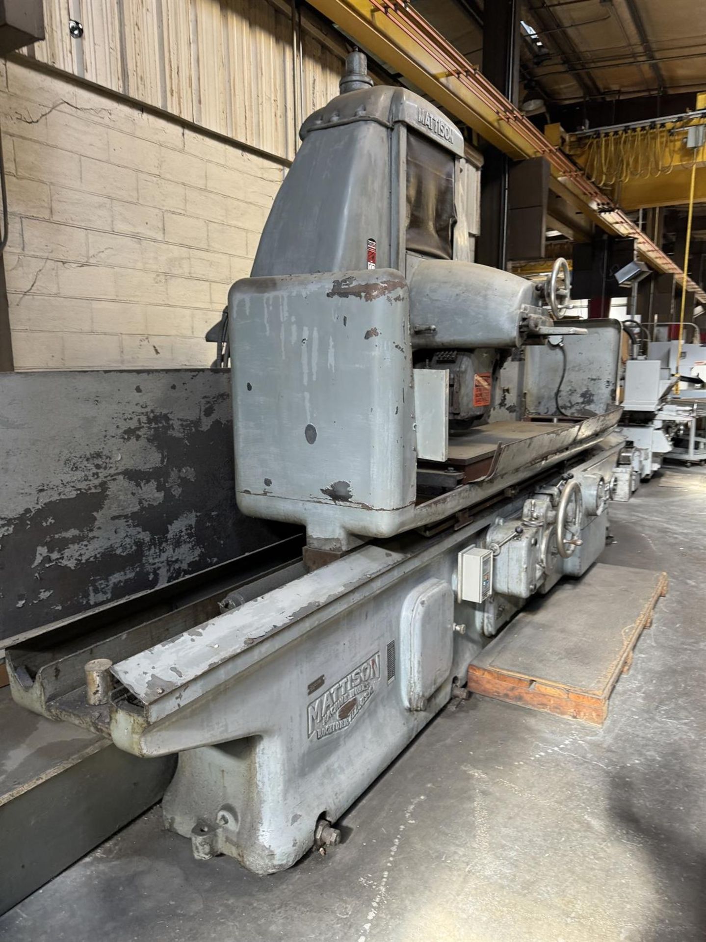 MATTISON 18" x 72" Surface Grinder, s/n 18213, NEUTROFIER 4RC8 Control (Machine Shop) - Image 2 of 9