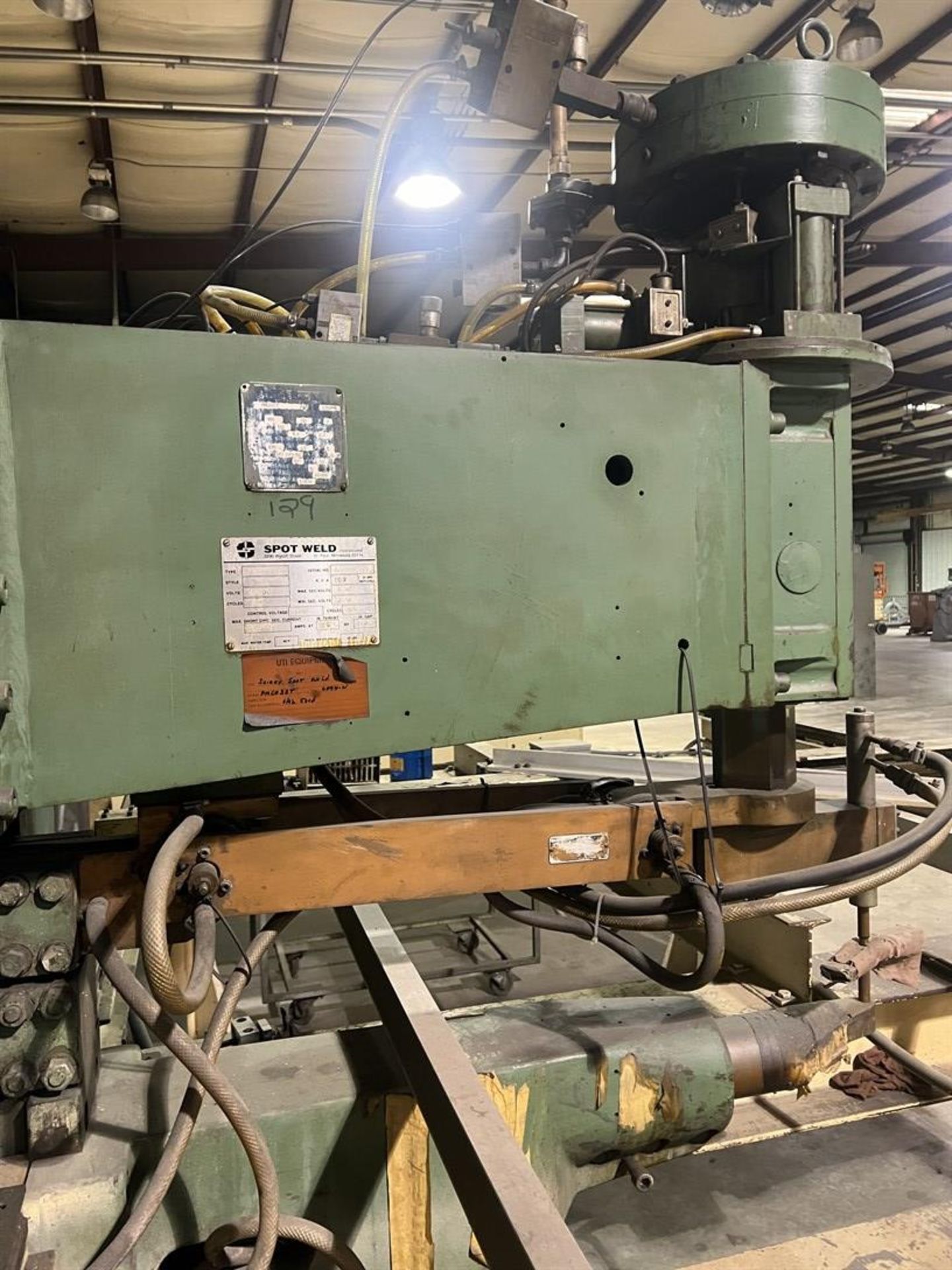 SCIAKY PMC03ST 180 KVA Spot Welder, s/n 6094-N, 36” Throat x 10” Gap (Wing Shop) - Image 9 of 10