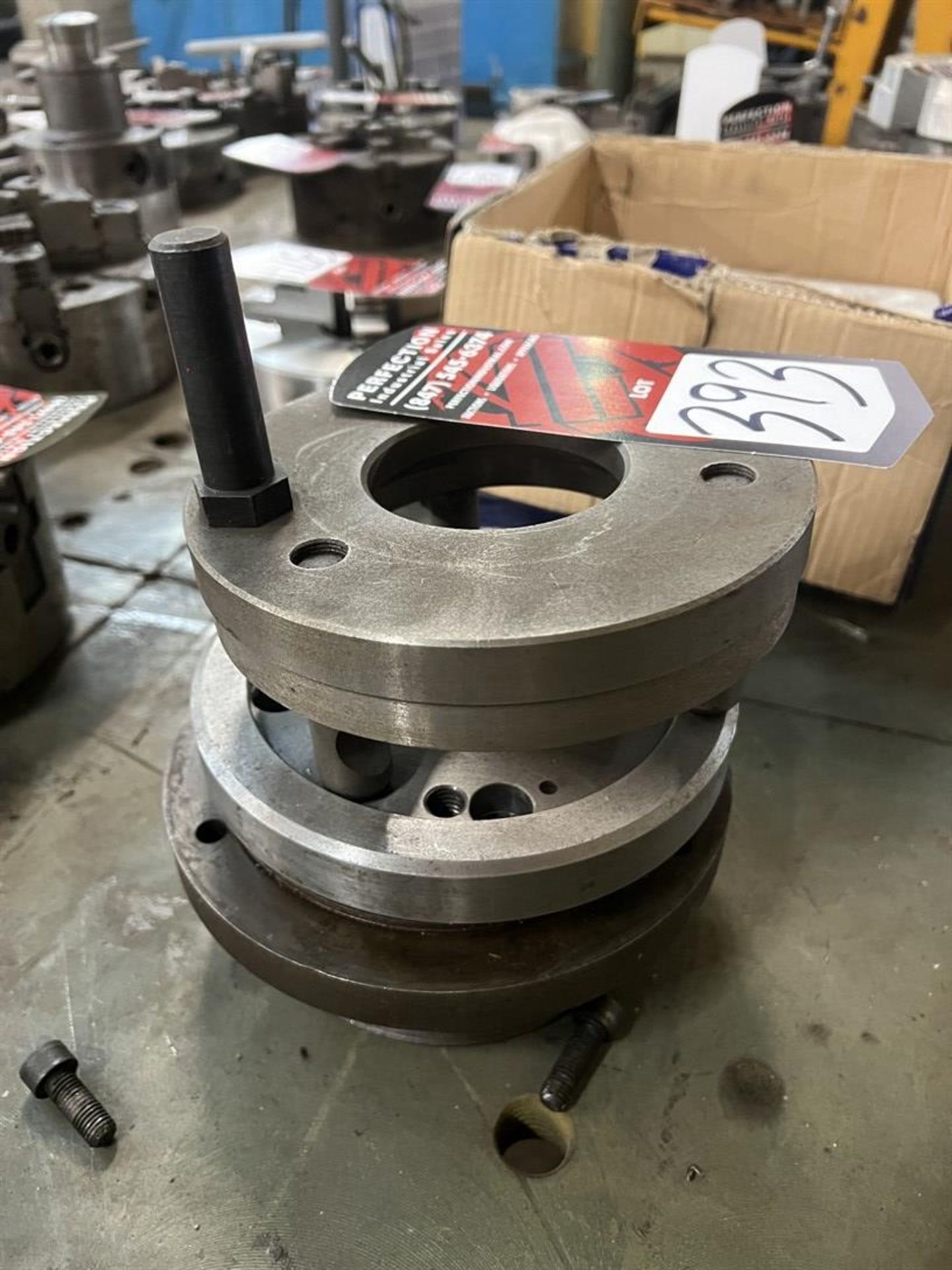 Lot Comprising 7" Drive Plate, 8" Adaptor Plate and 7" Adaptor Plate (Machine Shop) - Image 2 of 2