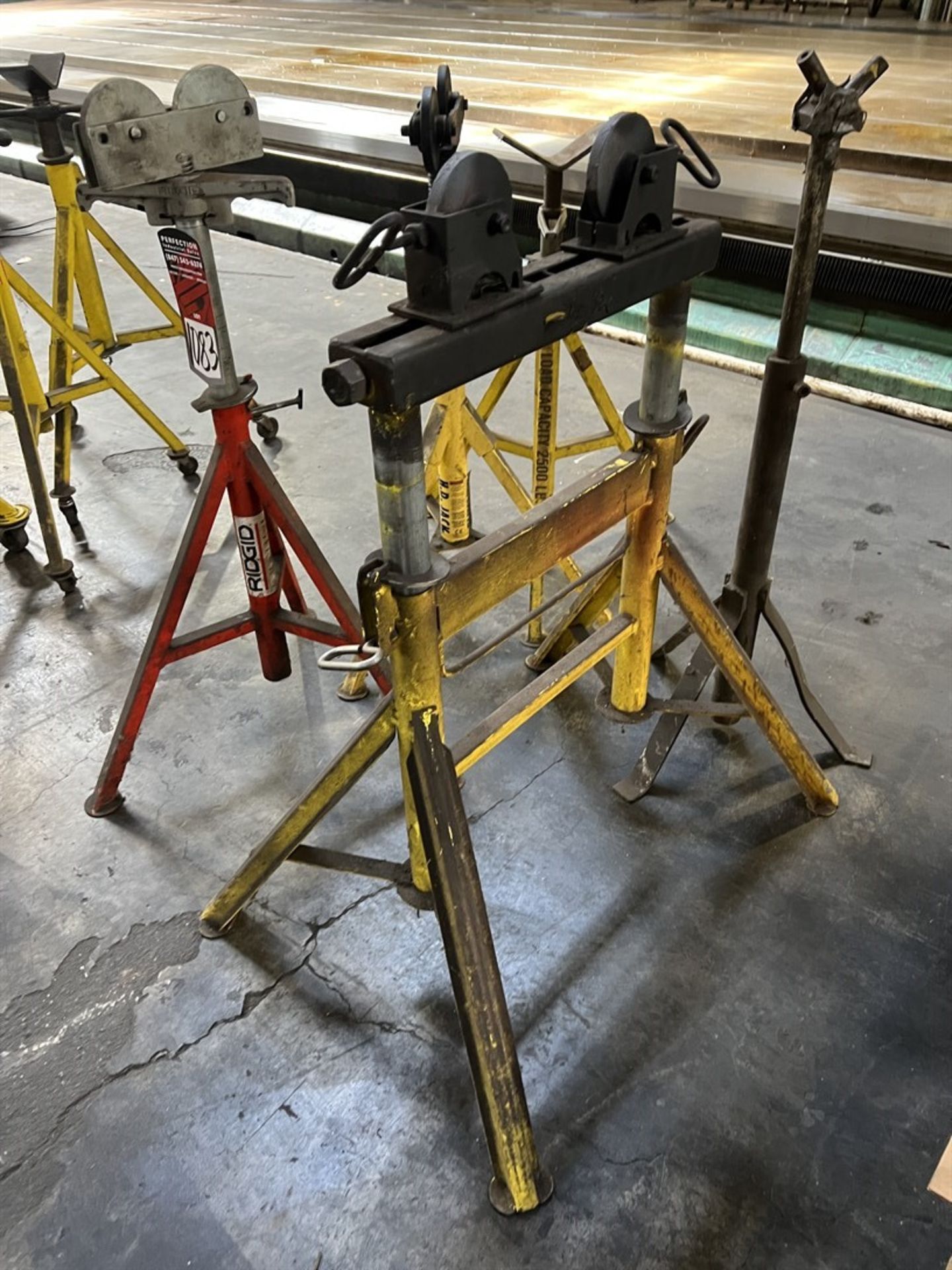 Lot of (5) Assorted Roller Stands (Machine Shop) - Image 2 of 3