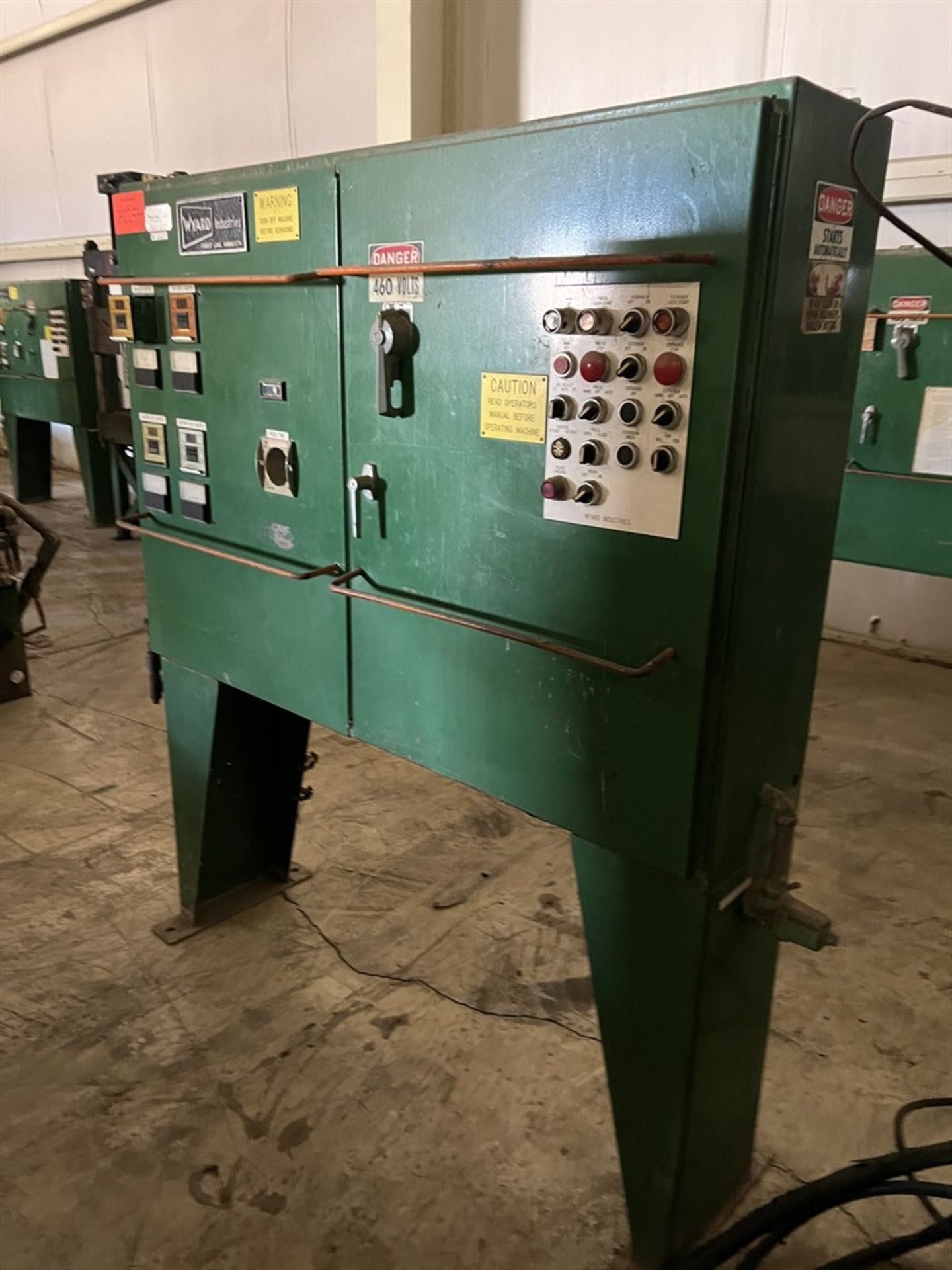 WYARD 113 Ton Hydraulic Press w/ Control Cabinet and 15 HP Hydraulic Unit (Building 5) - Image 3 of 5