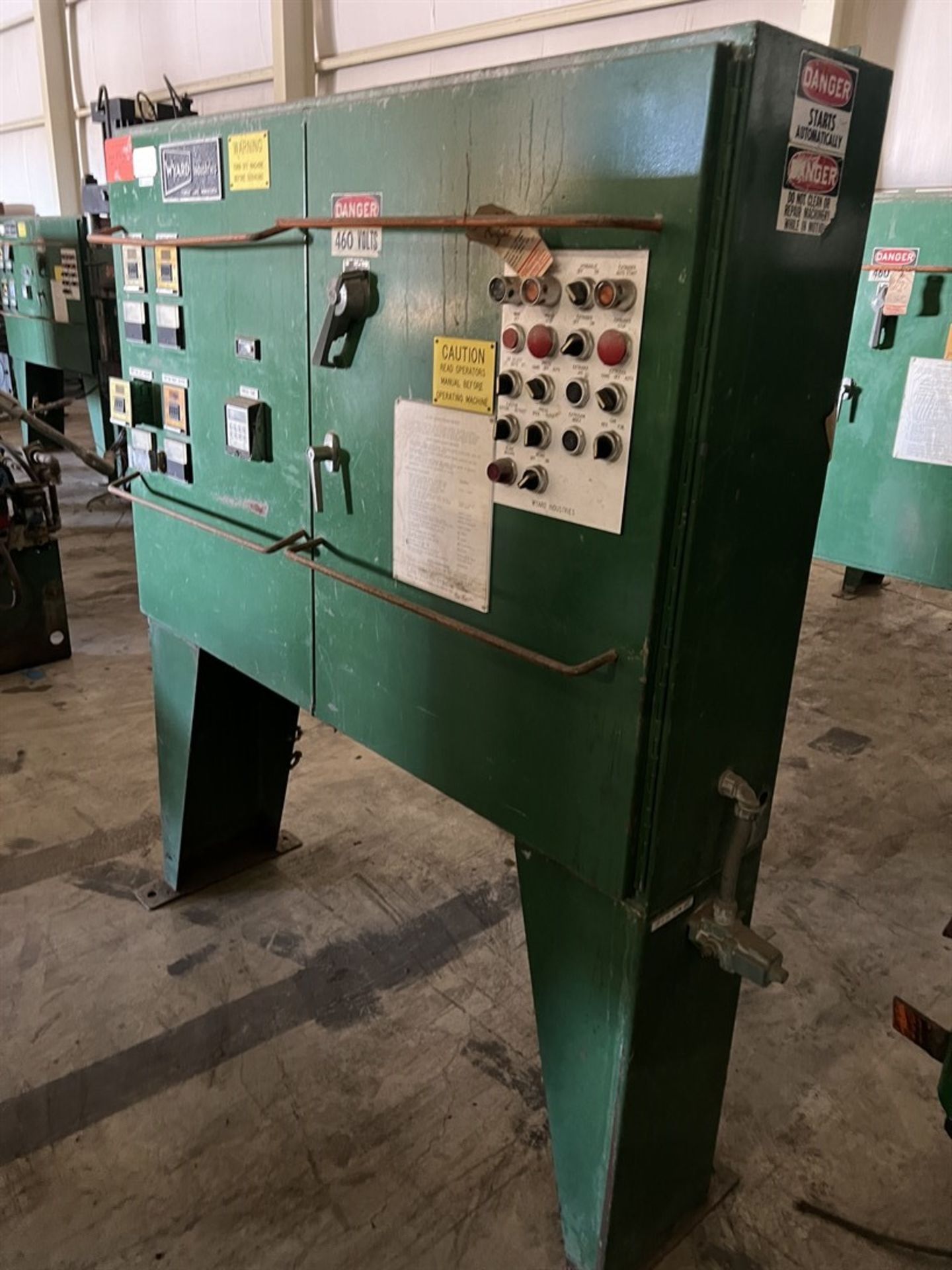 WYARD 113 Ton Hydraulic Press w/ Control Cabinet and 15 HP Hydraulic Unit (Building 5) - Image 4 of 6