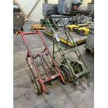 Lot of (2) Barrel Dollies (Machine Shop)