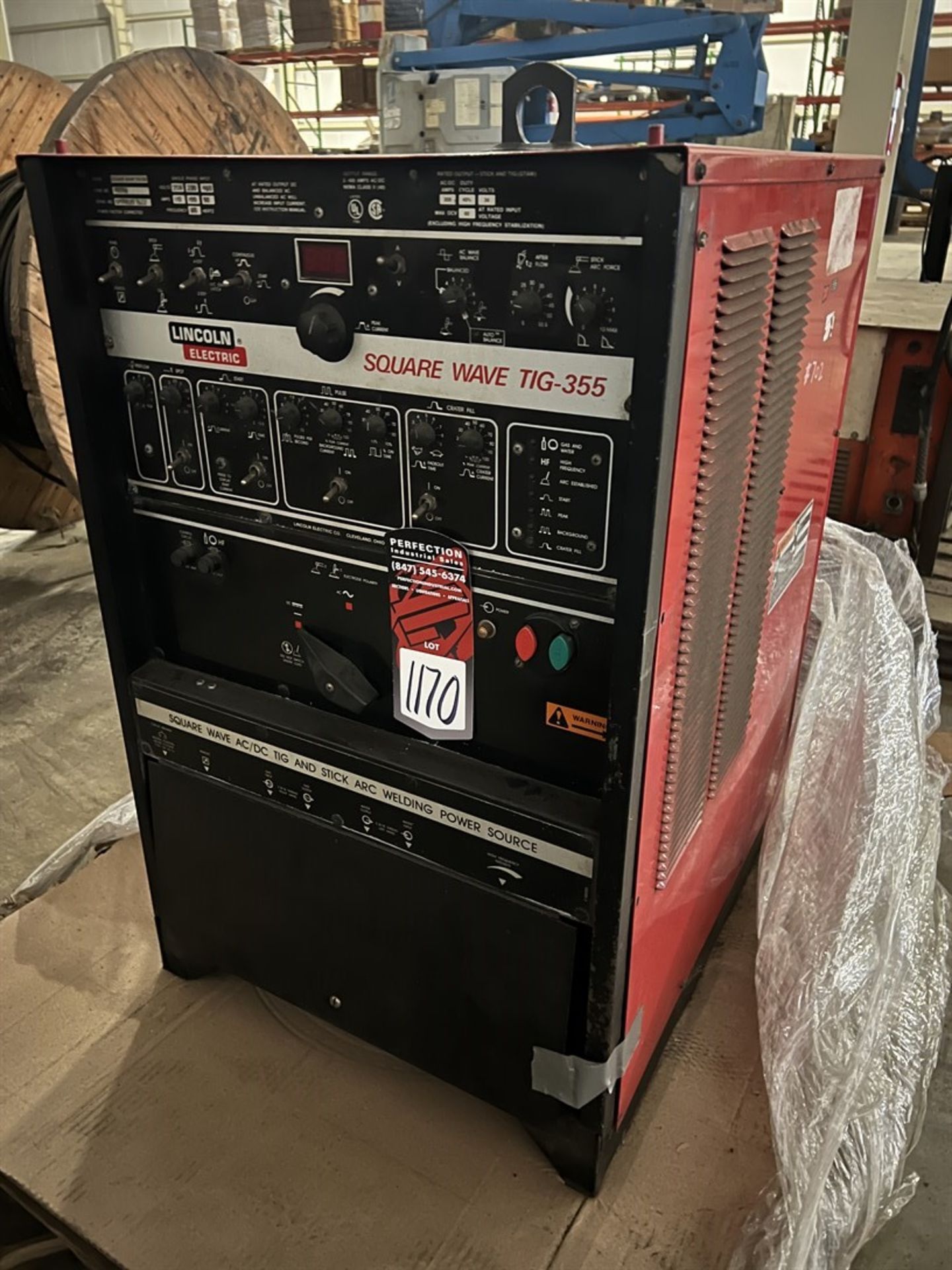 LINCOLN Square Wave TIG-355 Tig Welder, s/n UI990207622 (Building 5)