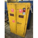 Unknown Make Approx 45 Gallon Flammable Liquids Cabinet (Machine Shop)