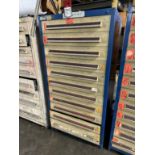 STANLEY VIDMAR 11-Drawer Modular Tool Cabinet w/ Large Assortment of Fasteners, 59"