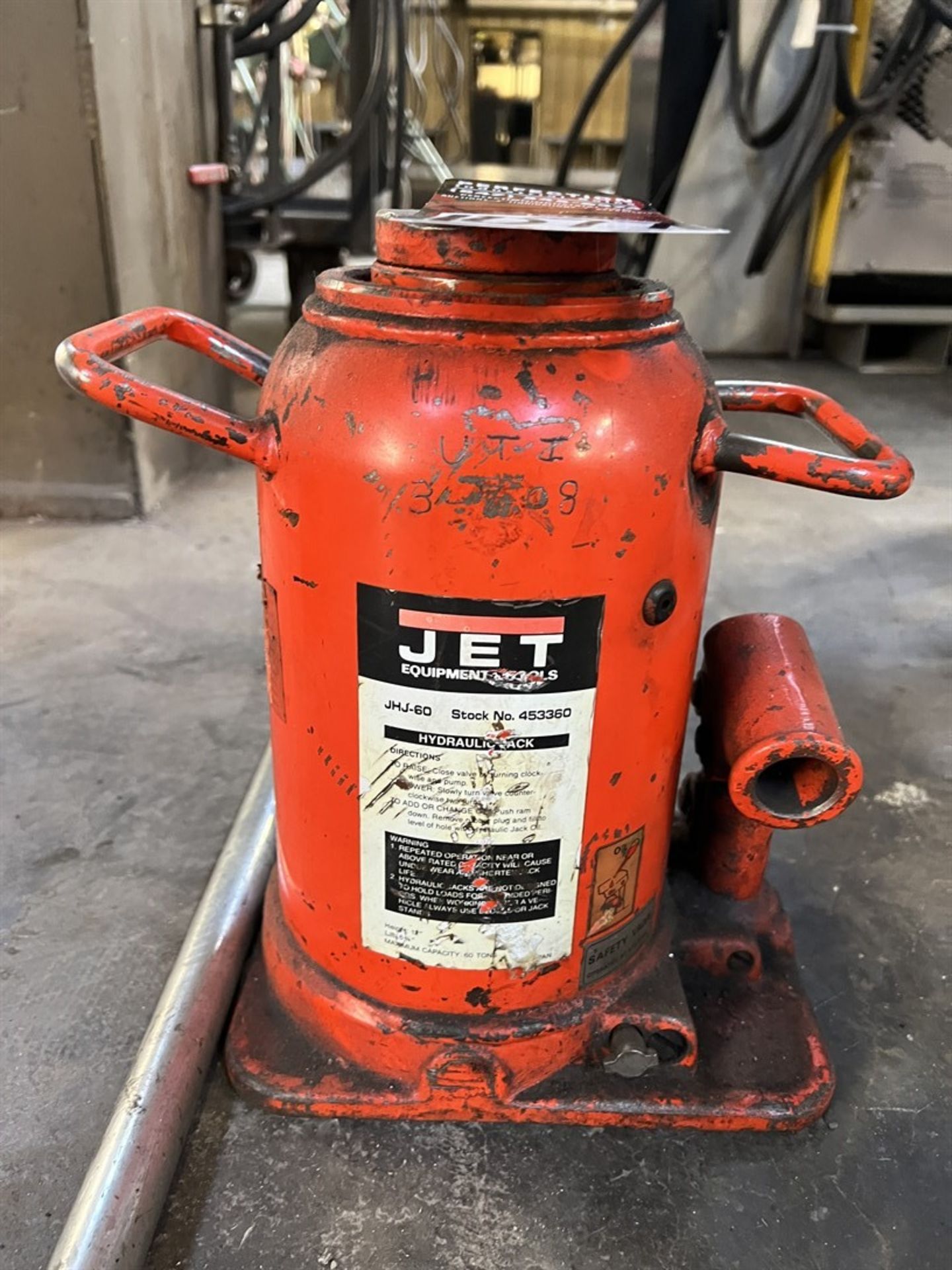 JET JHJ-60 60-Ton Hydraulic Jack (Machine Shop) - Image 2 of 3