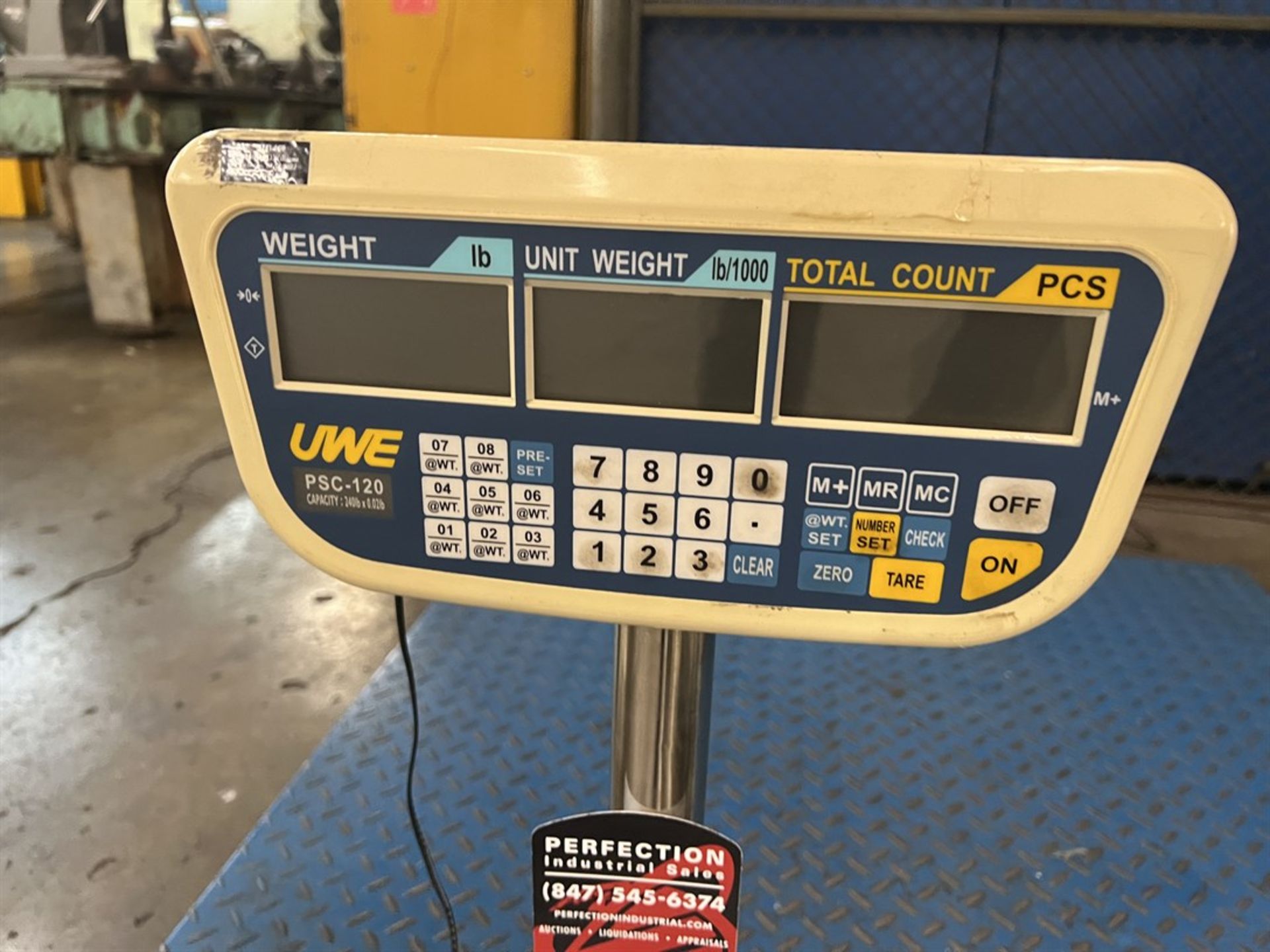 UWE PSC-120 Benchtop Platform Scale/Parts Counter, 240 Lb Capacity (Machine Shop) - Image 3 of 5