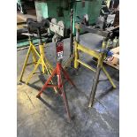 Lot of (5) Assorted Roller Stands (Machine Shop)
