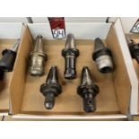 Lot of (5) CAT 50 Tool Holders (Machine Shop)