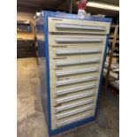 STANLEY VIDMAR 11-Drawer Modular Tool Cabinet, 59"