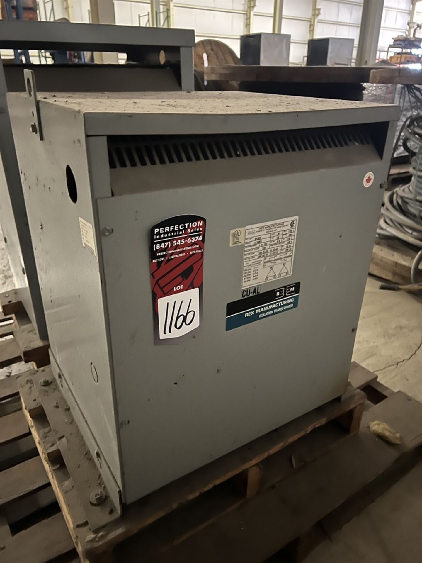 REX MFG 30 KVA Isolation Transformer (Building 5)