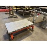Hydraulic Foot Pedal Lift Cart (Machine Shop)