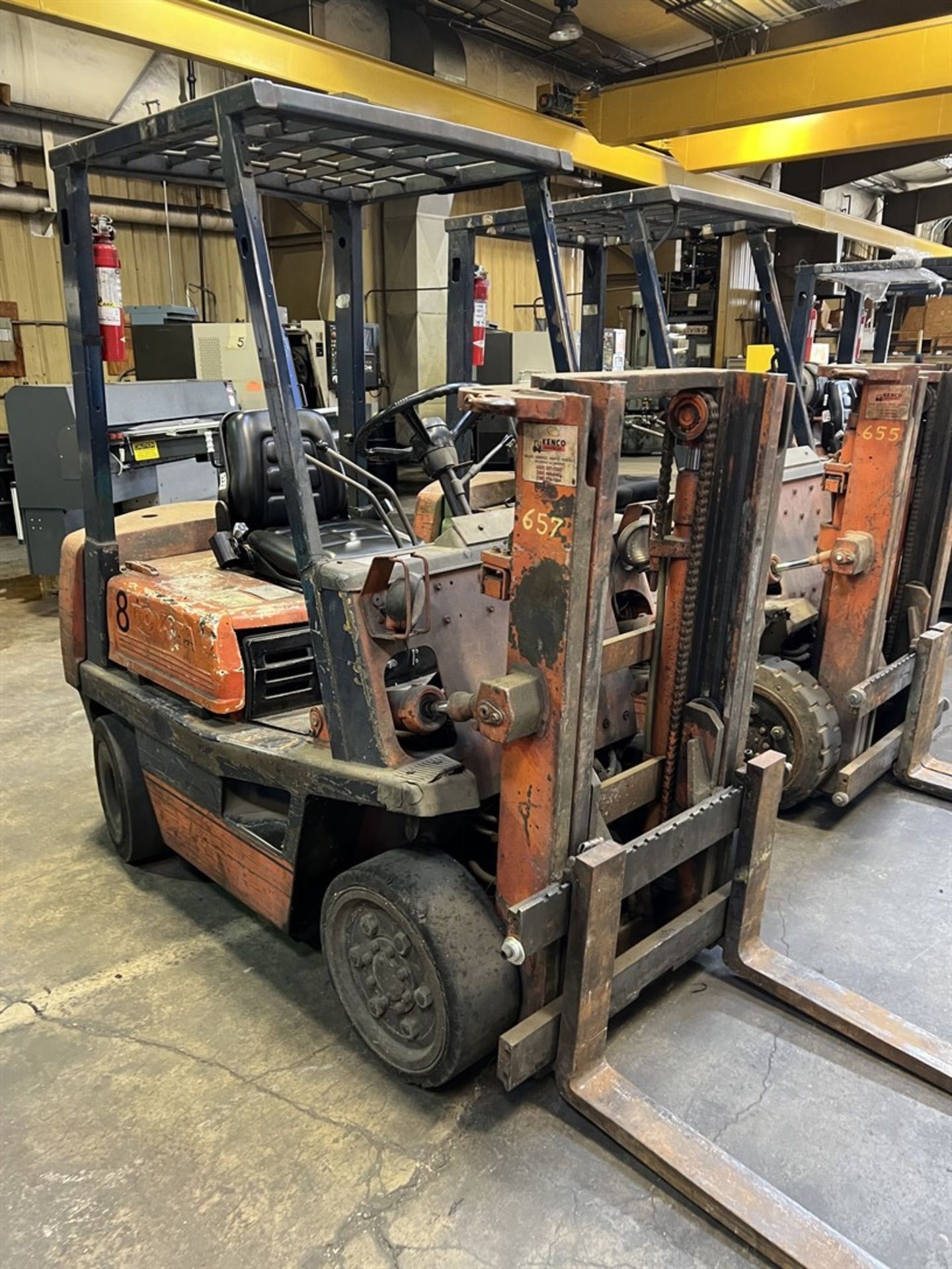 TOYOTA 02-2FDC20 Short Mast LP Forklift, s/n 2FDC25-12572, 4000 Lb Capacity, 2-Stage Mast, OH - Image 3 of 9