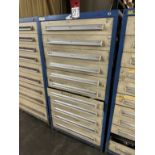 STANLEY VIDMAR 11-Drawer Modular Tool Cabinet w/ Large Assortment of Fasteners, 59"