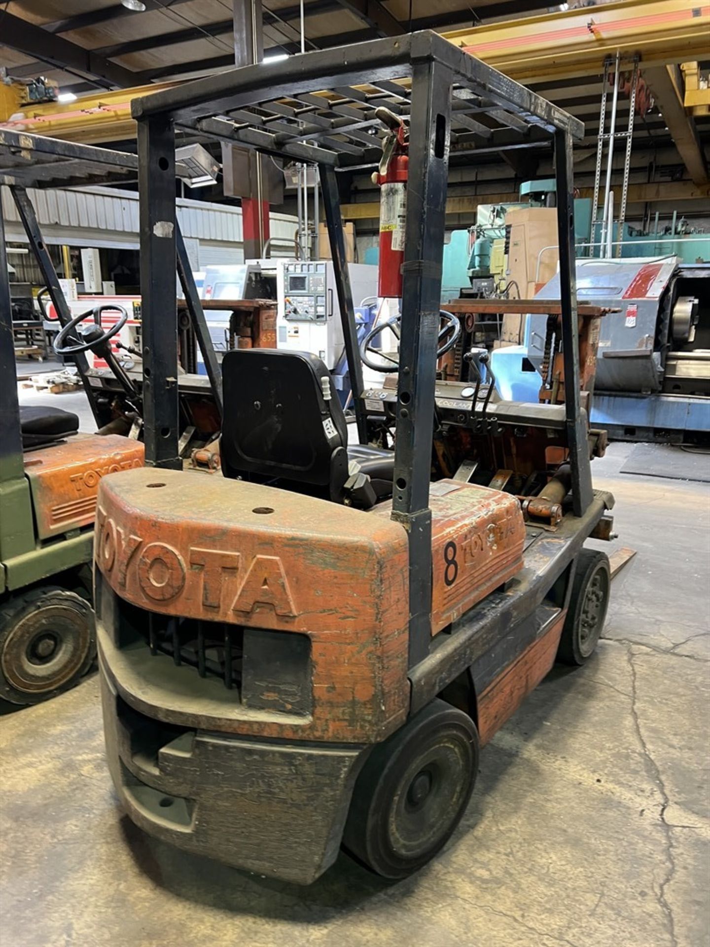 TOYOTA 02-2FDC20 Short Mast LP Forklift, s/n 2FDC25-12572, 4000 Lb Capacity, 2-Stage Mast, OH - Image 4 of 9