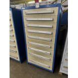 STANLEY VIDMAR 9-Drawer Modular Tool Cabinet, 59"