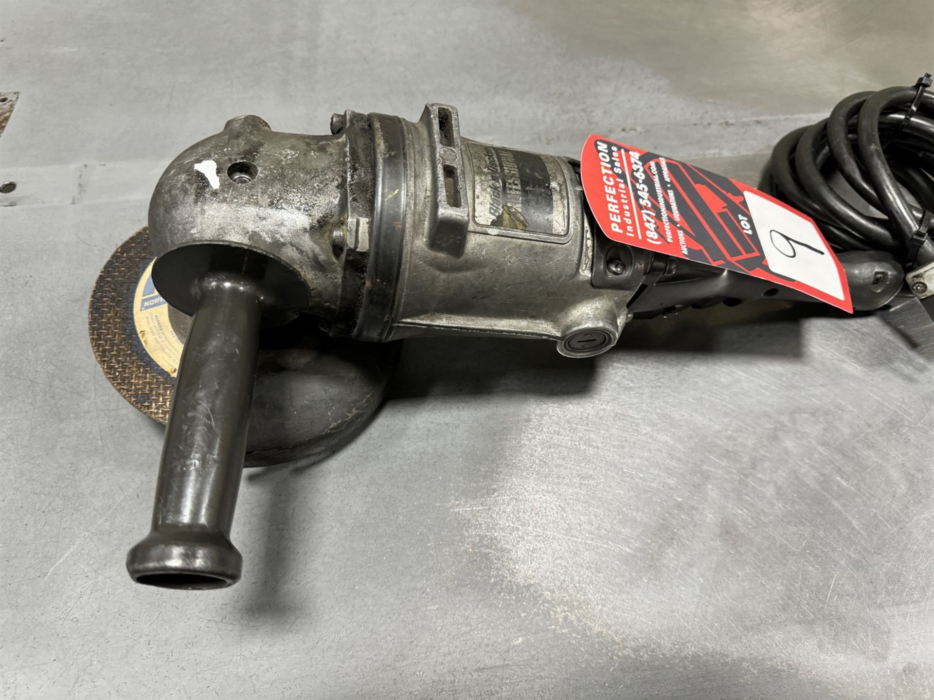 BLACK & DECKER Professional 7" Heavy Duty Angle Grinder - Image 2 of 2