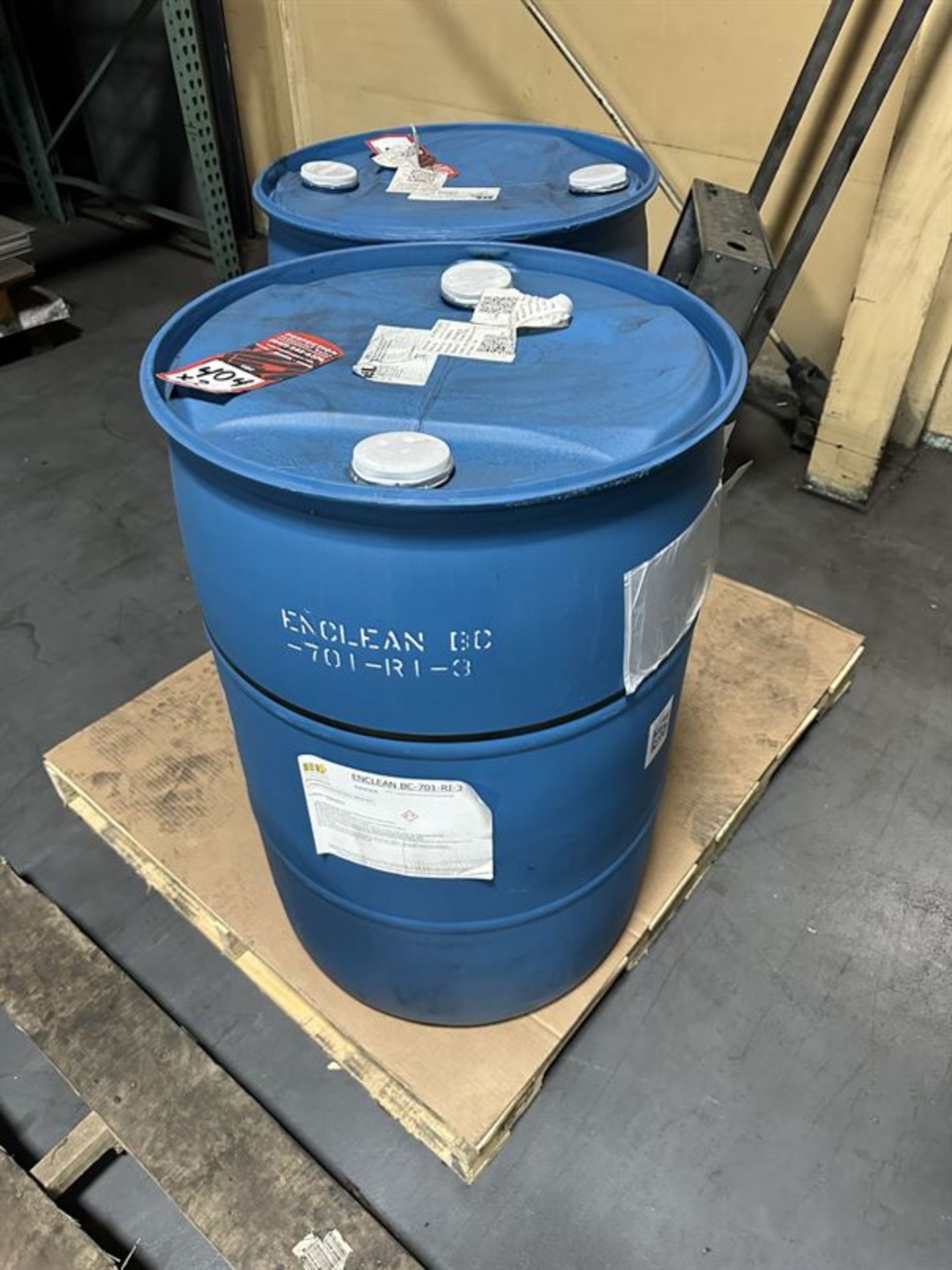 (2) Factory Sealed 55 Gal. Drums ENCLEAN BC-701-RI-3 - Image 2 of 3