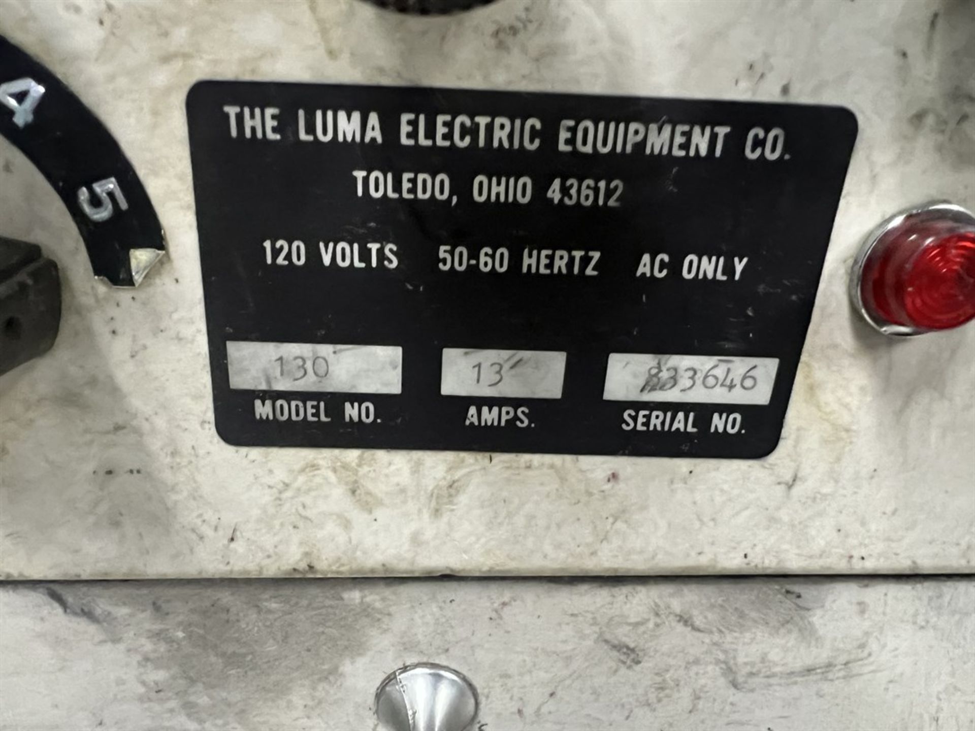 LUMA ELECTRIC 130 Power Supply - Image 3 of 3