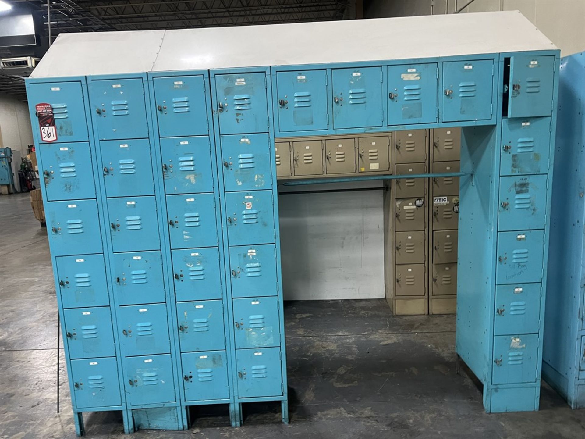 Lot of (2) Banks of Lockers - Image 2 of 3