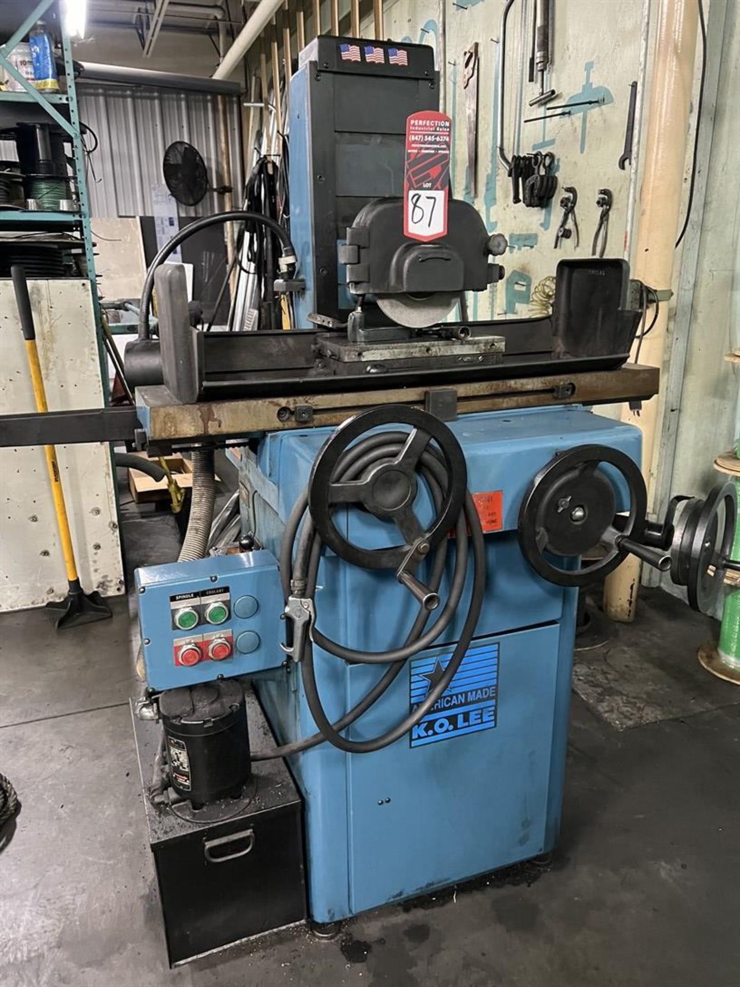 KO LEE SE612 Surface Grinder, s/n 27704, 6" x 12" Magnetic Chuck, Hydraulic System