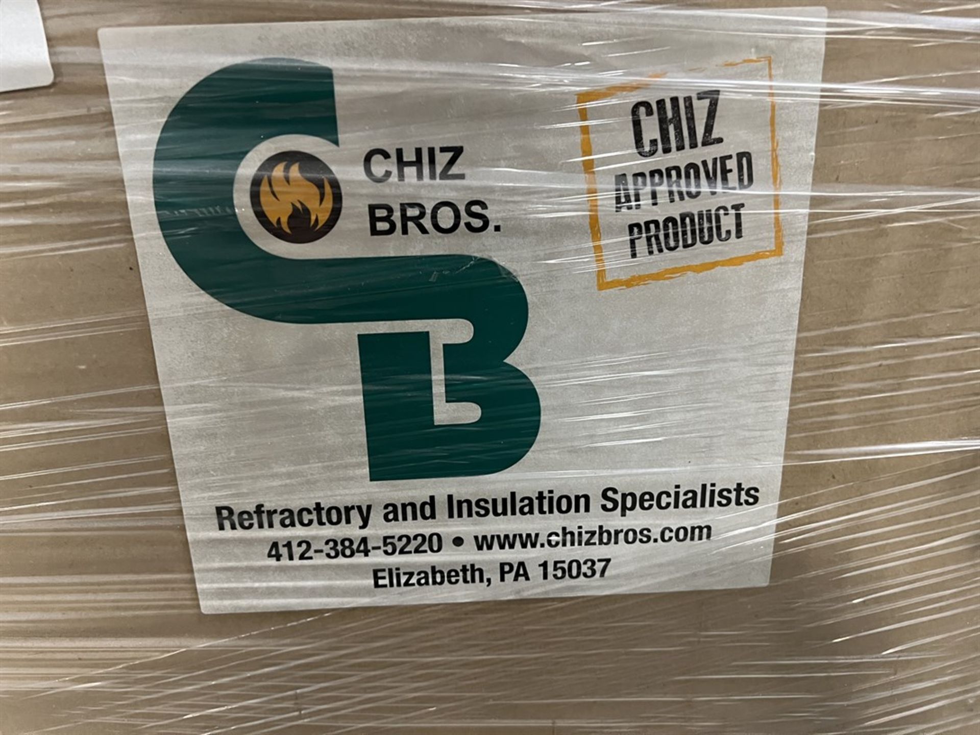 Lot of (3) Crates of CHIZ Bros CBI Hot Bloc, (2) 14 x 12 x 40 Notched and (1) 14 x 12' x 46 - Image 3 of 7