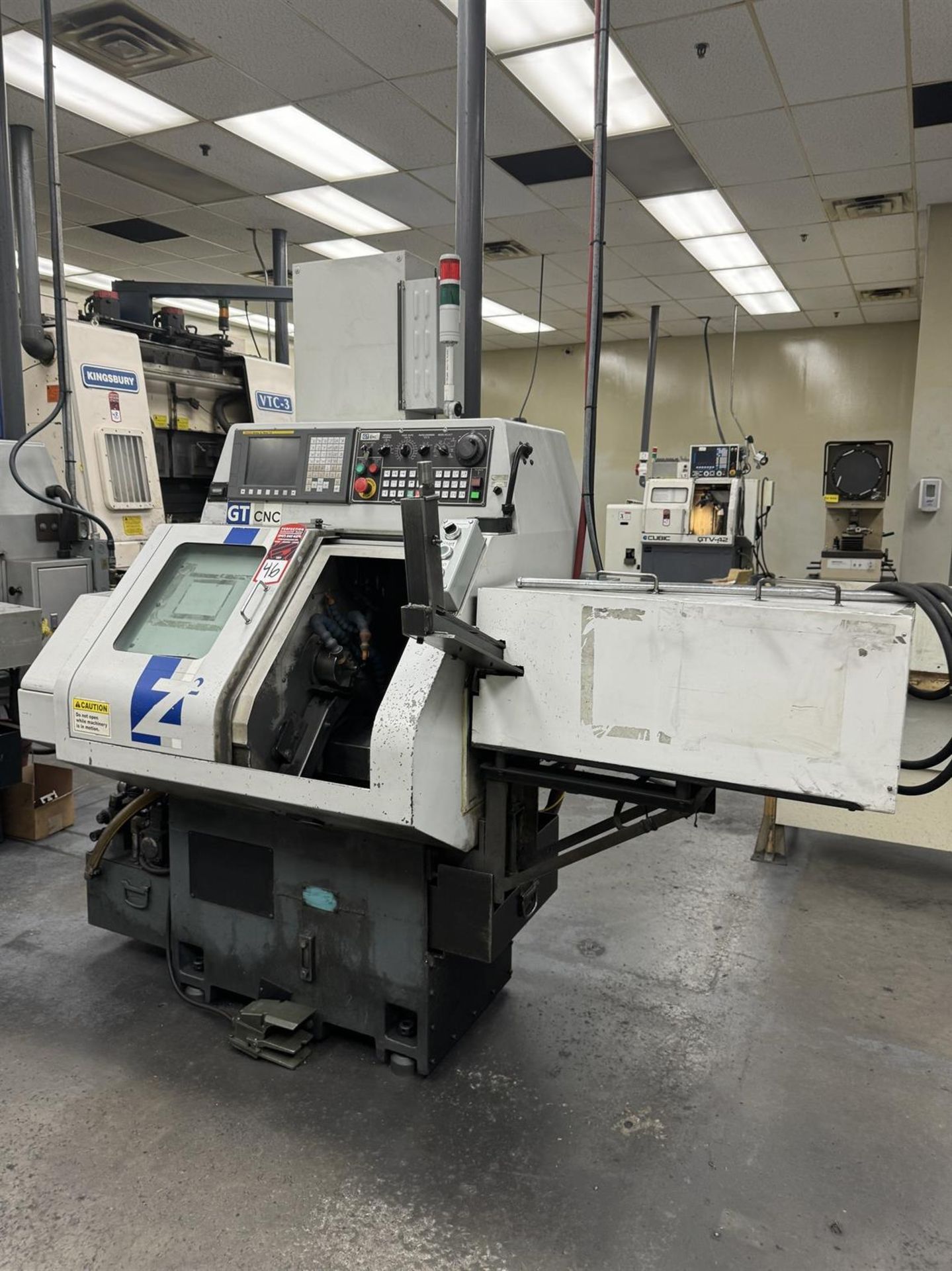 CUBIC GT Z2 CNC Gang Tool Lathe, s/n na, Fanuc Series Oi Mate-TD Control, 60mm Turning Dia, 120mm Sw