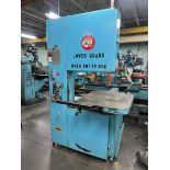 GROB 4V-24 Vertical Bandsaw, s/n 2270, 28" x 24" Table, 24" Throat, Blade Welder, 4000 Max FPM Blade