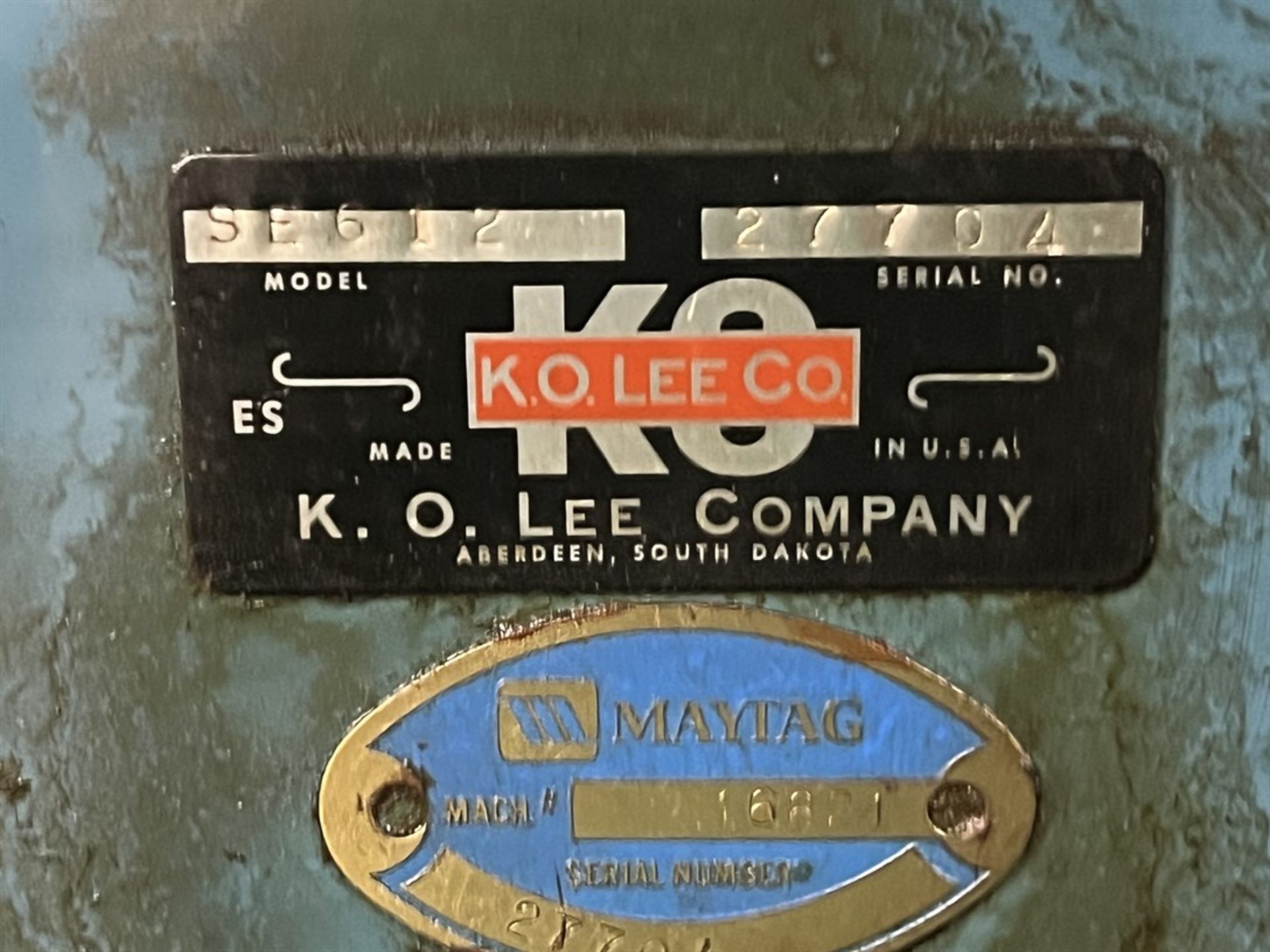 KO LEE SE612 Surface Grinder, s/n 27704, 6" x 12" Magnetic Chuck, Hydraulic System - Image 5 of 6