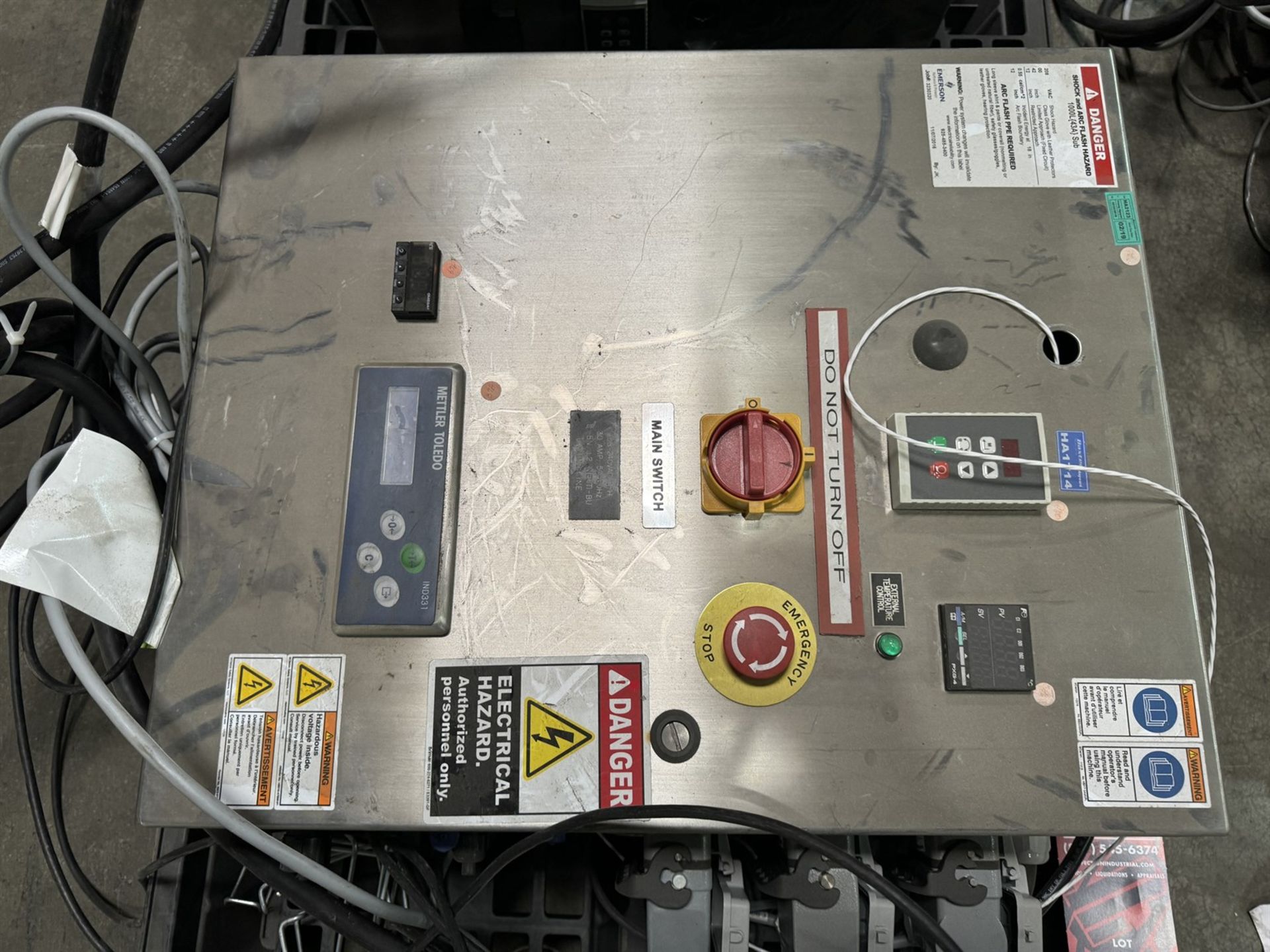 Lot of (2) Stainless Steel Process Tank Controls - Image 4 of 8