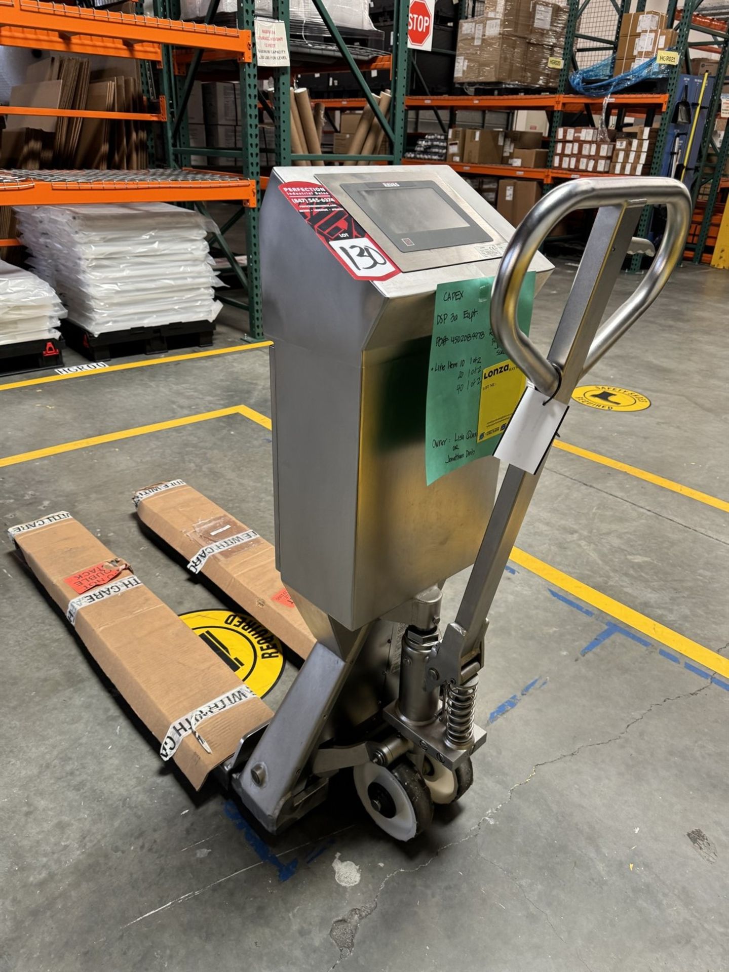 2019 RAVAS Proline Touch 1000 Kg Weighing Pallet Truck, s/n 21901543.191201 - Image 2 of 5